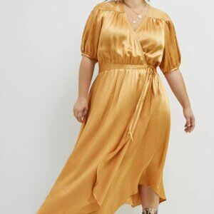 NWOT Maeve Katrina Midi Wrap Dress from Anthropologie